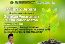Gerakan Penanaman 1 Juta Pohon Matoa dalam rangka memperingati Hari Bumi ke-55