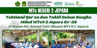Tahtimul Qur’an dan Tahlil Dalam Rangka Milad MTsN 2 Jepara Ke-28
