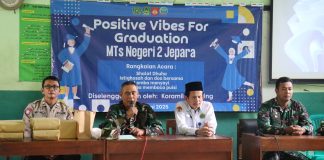Koramil Keling Gelar Kegitan Positive Vibes For Graduation di MTs Negeri 2 Jepara
