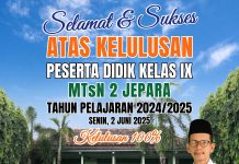308 Siswa MTs Negeri 2 Jepara Lulus 100%, Siap Melangkah ke Pendidikan Lanjutan