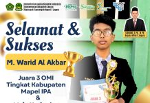 Siswa MTs Negeri 2 Jepara Raih Juara 3 OMI Tingkat Kabupaten, Maju Ke Tingkat Provinsi