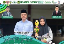 Siswa MTs Negeri 2 Jepara Raih Juara 2 Lomba Khitabah Tingkat MTs/SMP Kab. Jepara