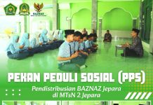 Pendistribusian BAZNAS Jepara di MTsN 2 Jepara