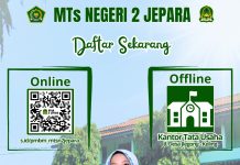 Mari Bergabung dengan MTsN 2 Jepara
