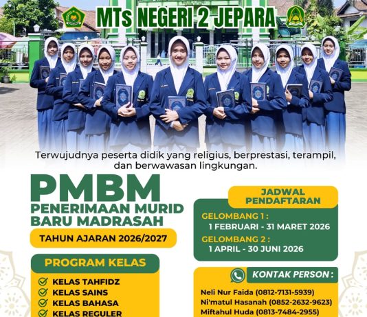 Penerimaan Murid Baru Tahun Ajaran 2026/2027