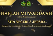 Haflah Muwadda’ah MTsN 2 Jepara