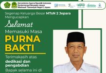 Selamat Memasuki Purna Bakti Bapak Drs. H. Mutohhar, MM.