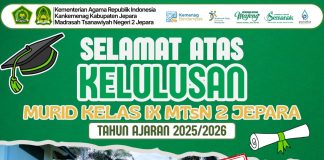 Selamat Atas Kelulusan Kelas IX