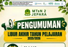LIBUR AKHIR TAHUN PELAJARAN