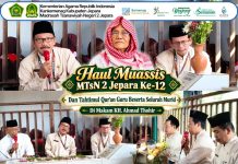 MTs Negeri 2 Jepara Kenang Jasa Pendiri Madrasah melalui Tahtimul Qur’an
