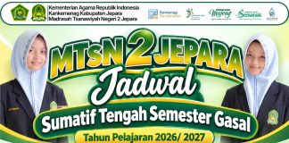 Jadwal Sumatif Tengah Semester Gasal TA. 2026/2027