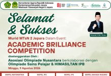 Selamat & Sukses Siswa-Siswi MTsN 2 Jepara dalam Event Academic Brilliance Competition