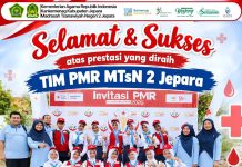 MTsN 2 Jepara Raih Juara 1 Lomba Donor Darah Tingkat Madya Invitasi PMR Se-Kabupaten Jepara 2026