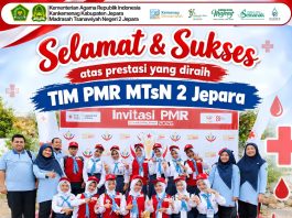 MTsN 2 Jepara Raih Juara 1 Lomba Donor Darah Tingkat Madya Invitasi PMR Se-Kabupaten Jepara 2026