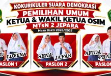 Kokurikuler Tema Suara Demokrasi, MTsN 2 Jepara Bekali Murid Menjadi Pemimpin yang Demokratis