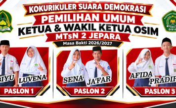 Kokurikuler Tema Suara Demokrasi, MTsN 2 Jepara Bekali Murid Menjadi Pemimpin yang Demokratis